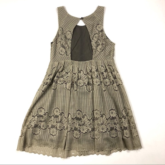 FREE PEOPLE Rocco Lace Fit and Flare Mini Dress - Picture 2 of 4